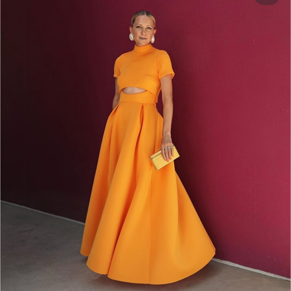 Blogger favorite! Asos Formal Dress Size US 6 - Orange